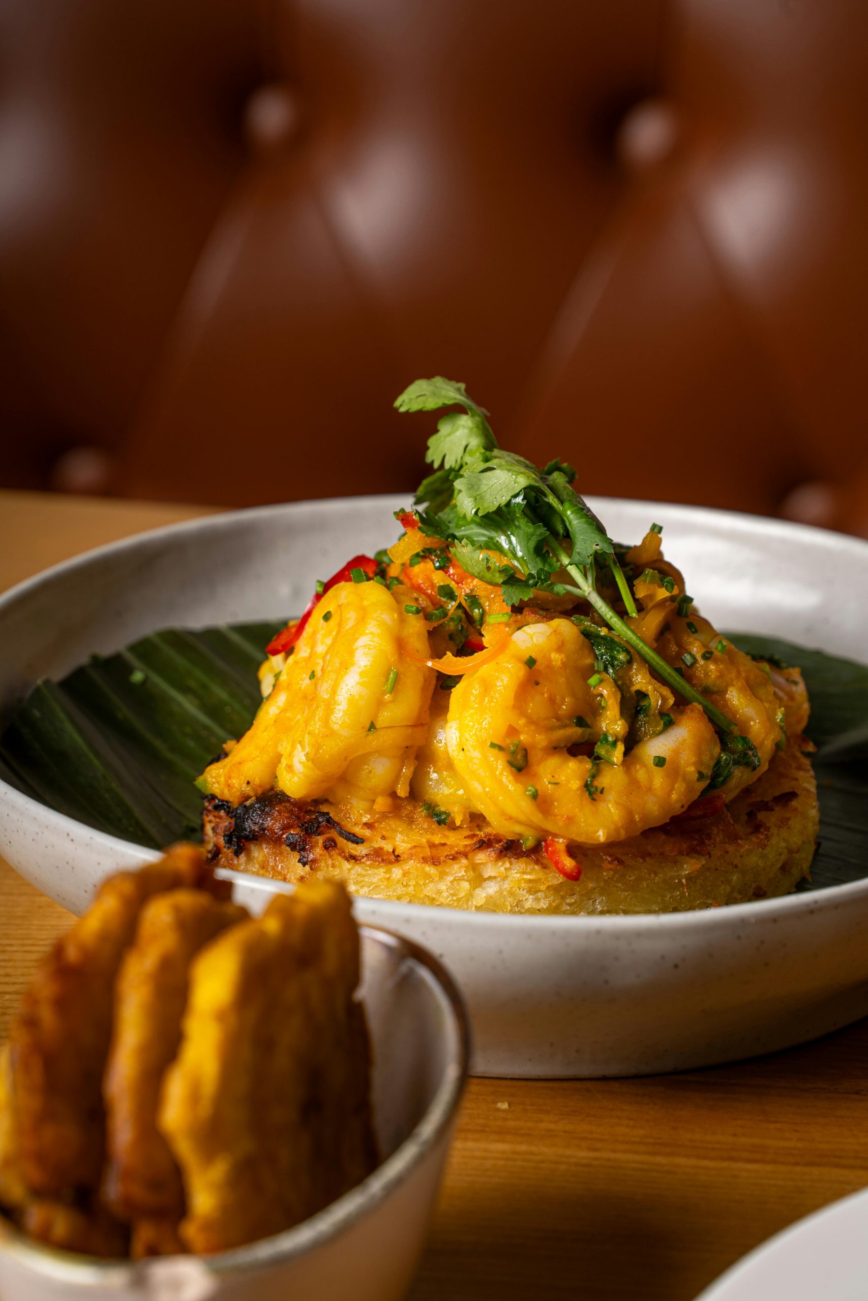 Curry Shrimp and Plantain