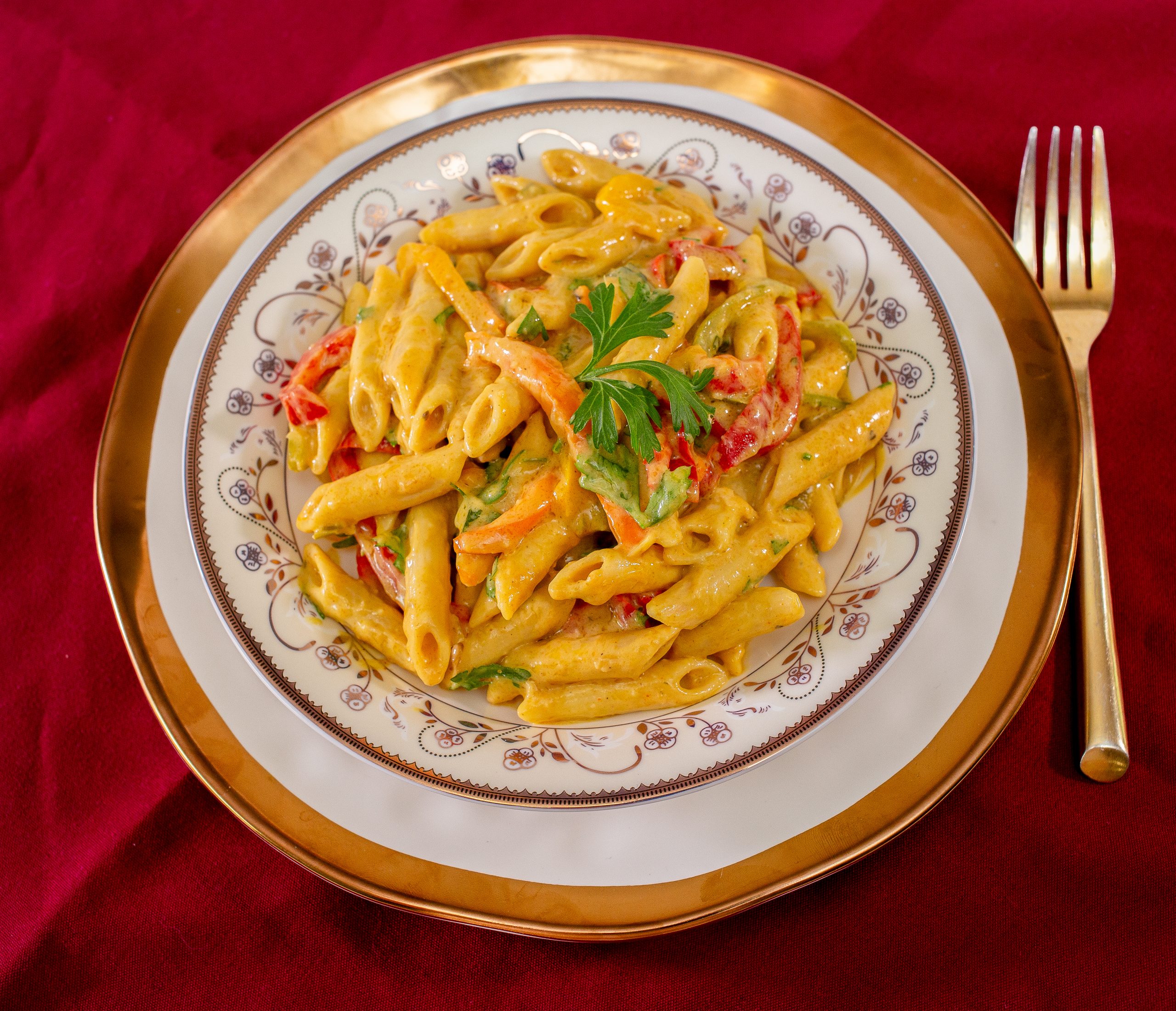 Authentic Caribbean meal