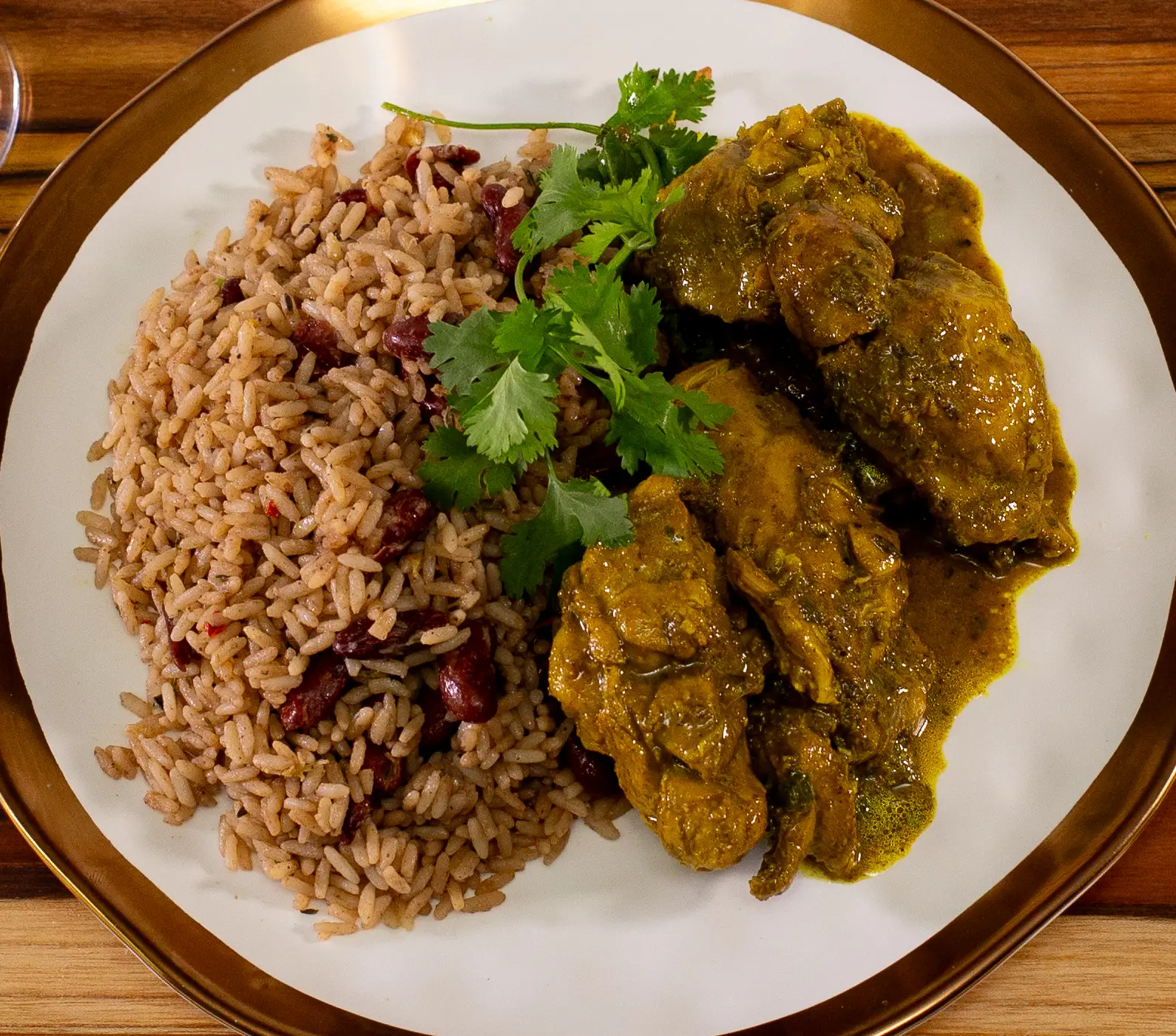 Authentic Caribbean Stew Chicken
