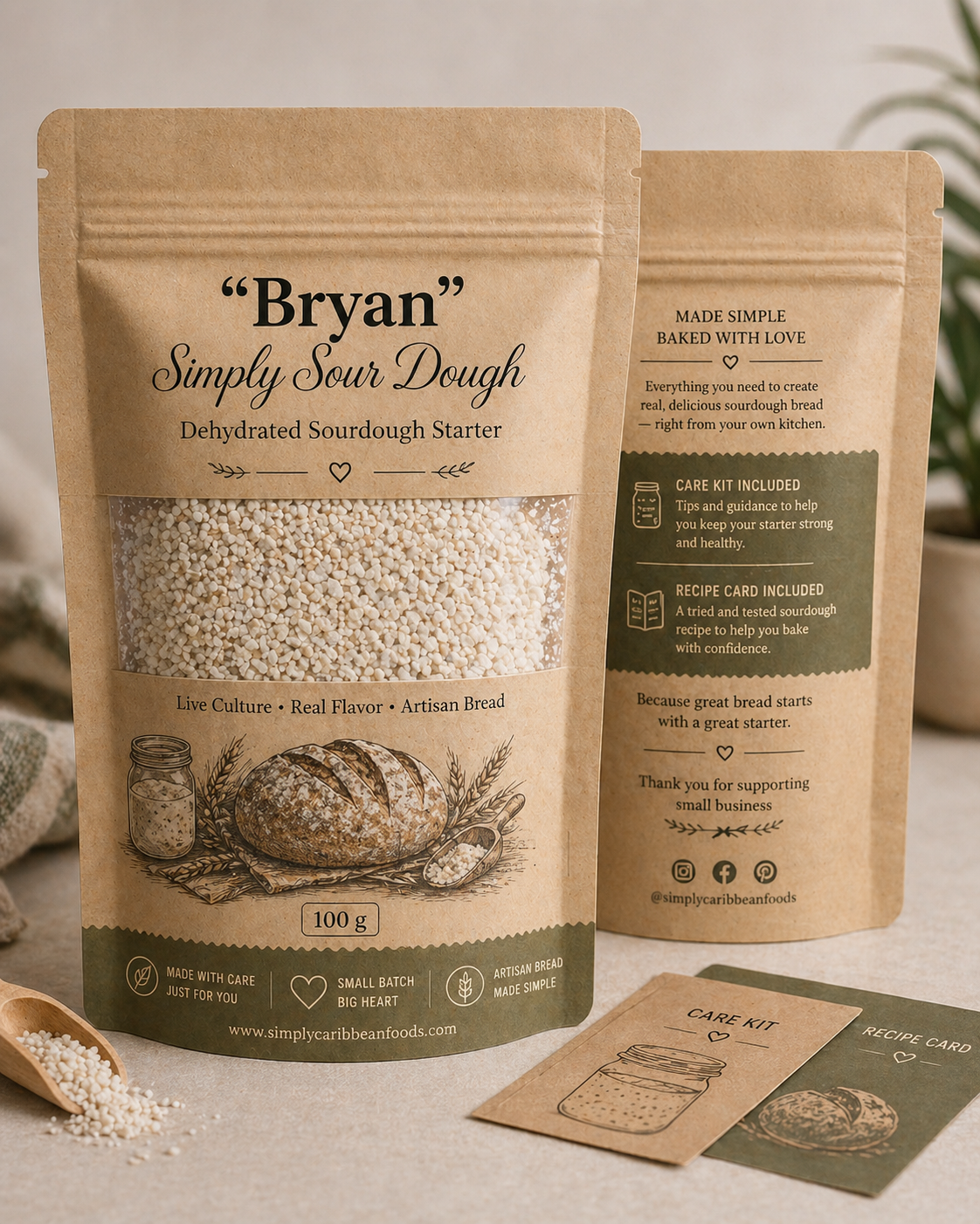 Bryan's Dehydrated Sour Dough Starter